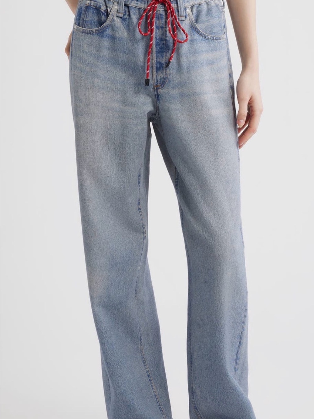 rag & bone Miramar Pull on Wide Leg Cotton Terry Sweatpants Jeans